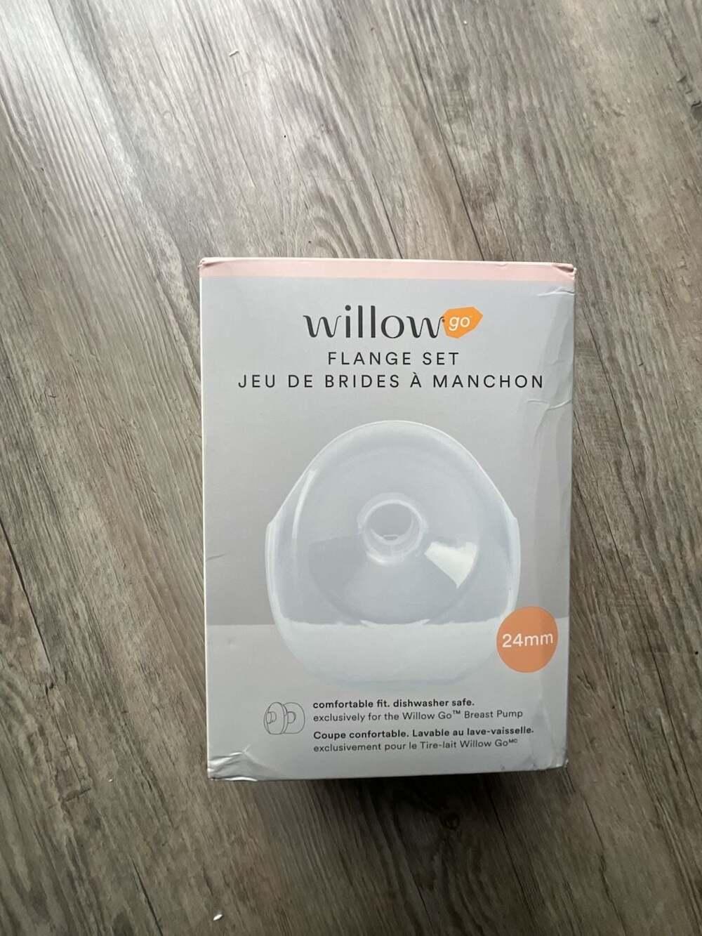 Willow Go Breast Pump Flange Set 24mm